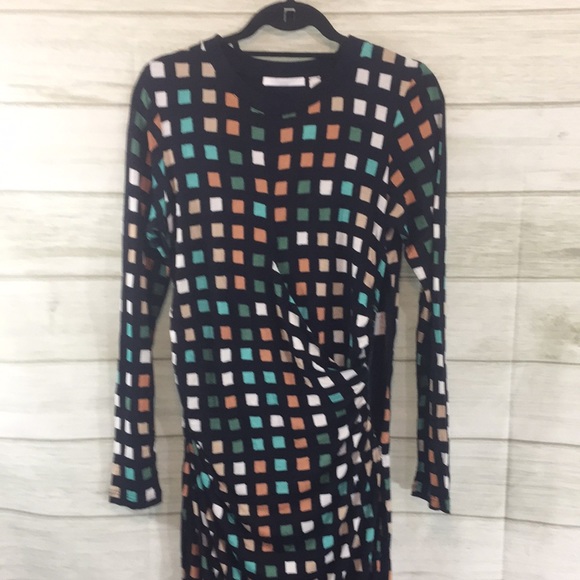 BOSS HugoBoss Esetta CubeGeometric Print MidiDress • size S - Picture 6 of 15